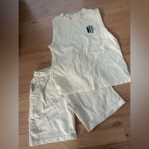 Zara Kids Cream Shorts
